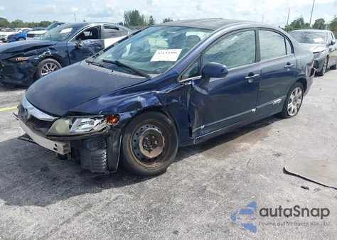 2009 Honda Civic Lx из США, поврежденный, VIN 1HGFA16529L029786